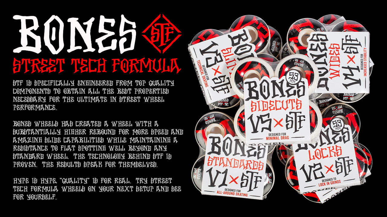 BONES Street Tech Formula Skateboard Wheels