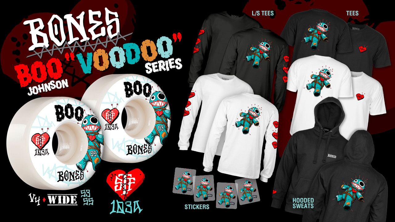 BONES WHEELS - Boo Johnson 'Voodoo' Series