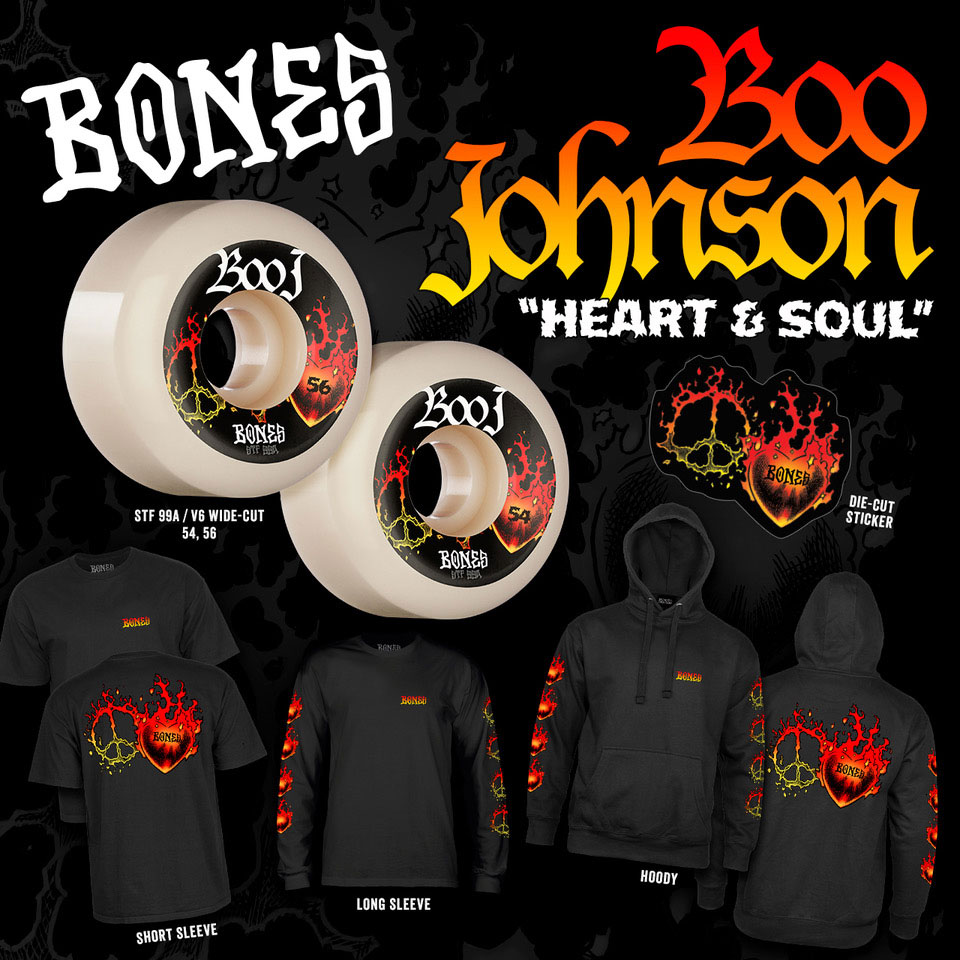 BONES WHEELS - Boo Johnson 'Heart & Soul'
