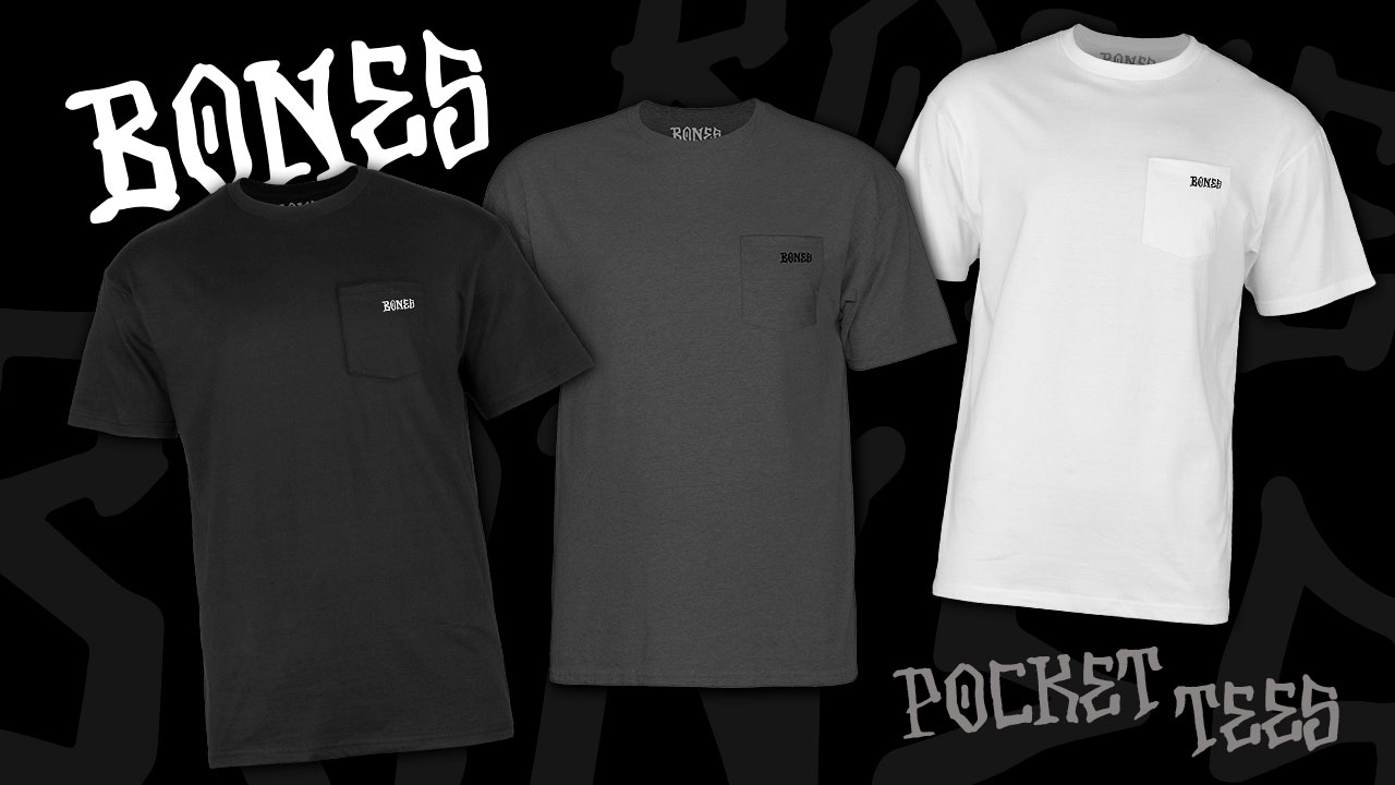 BONES WHEELS - Pocket Tees