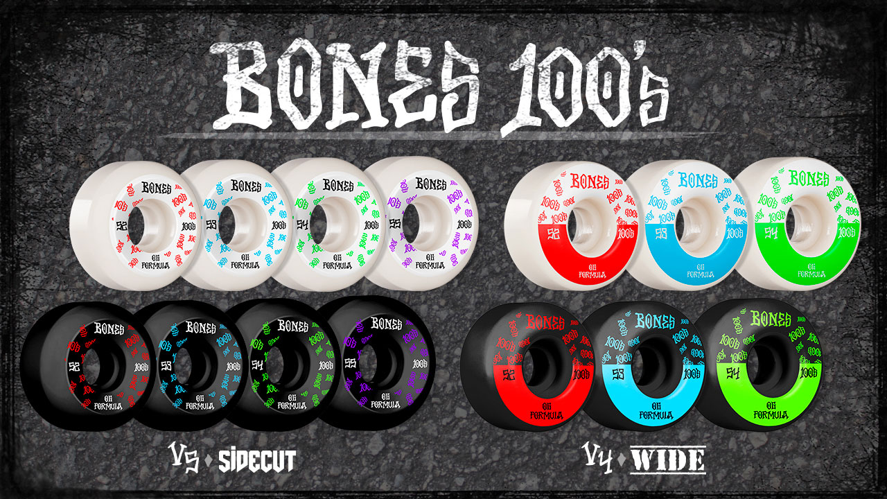 BONES WHEELS - Bones 100's