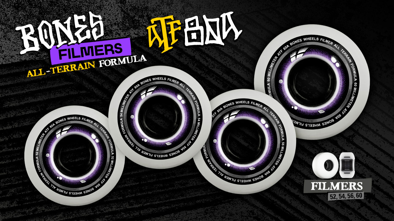 BONES WHEELS Filmer All Terrain Filmer Skateboard Wheels
