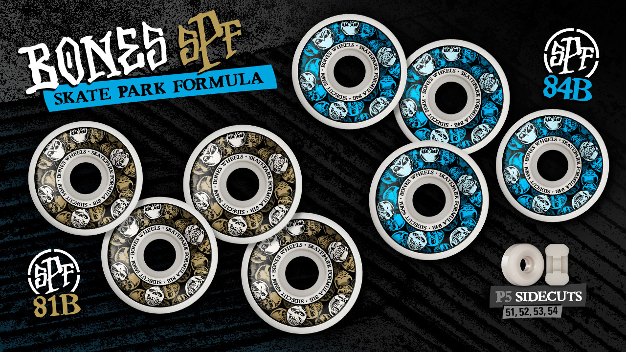 BONES WHEELS - Skatepark Formula - SPF - 81B/84B