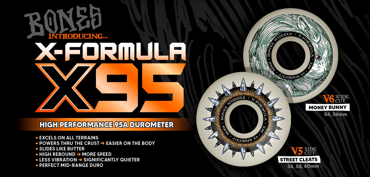 BONES WHEELS - X95 Skateboard Wheels