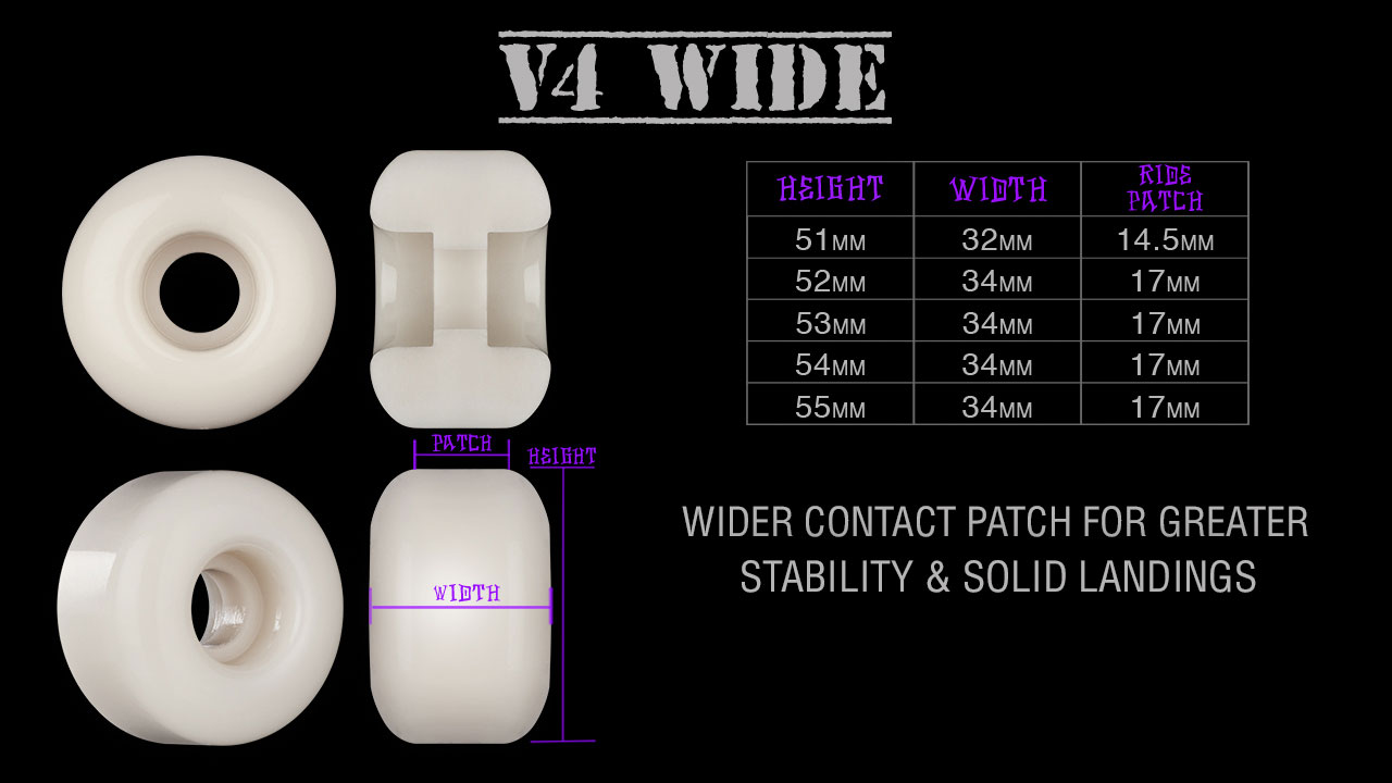 BONES Wheels V4 Wide