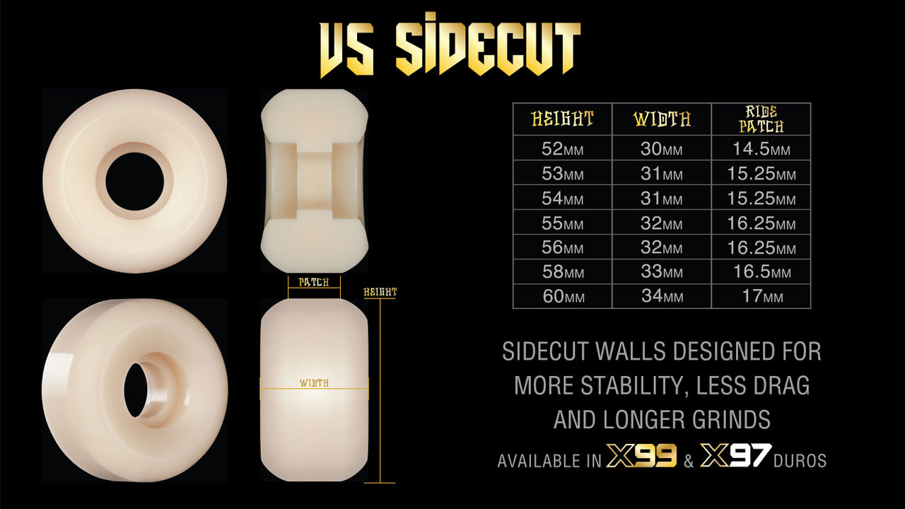 BONES Wheels V5 X-Formula Sidecut